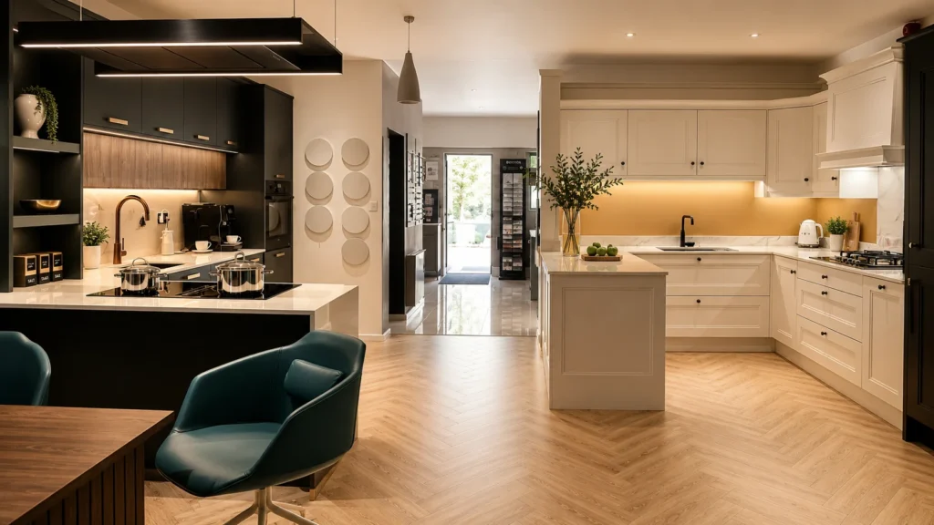 Profesional image of our showrooms in cork